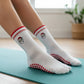 Non Slip Grip Yoga Socks Crew Socks Pilates Barre Dance Workout Breathable Athletic Socks 3 Pack
