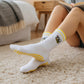 Non Slip Grip Yoga Socks Crew Socks Pilates Barre Dance Workout Breathable Athletic Socks 3 Pack
