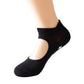 Non Slip Yoga Grip Socks Open Instep Pilates Barre Workout Socks Low Cut Athletic Socks 4 Pack