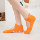 Non Slip Yoga Grip Socks Open Instep Pilates Barre Workout Socks Low Cut Athletic Socks 4 Pack