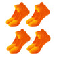 Non Slip Yoga Grip Socks Open Instep Pilates Barre Workout Socks Low Cut Athletic Socks 4 Pack