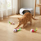 6 Pack Plush Mouse Cat Toys with Colorful Feather Tails Interactive Cat Toy Set for Indoor Cats