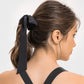 Elastic Hair Ties with Long Bows, Hair Scrunchies with Knotted Bow Ribbon for Women Girls