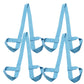 4-PC Stretch Strap with Foot Loops Adjustable Yoga Exercise Band