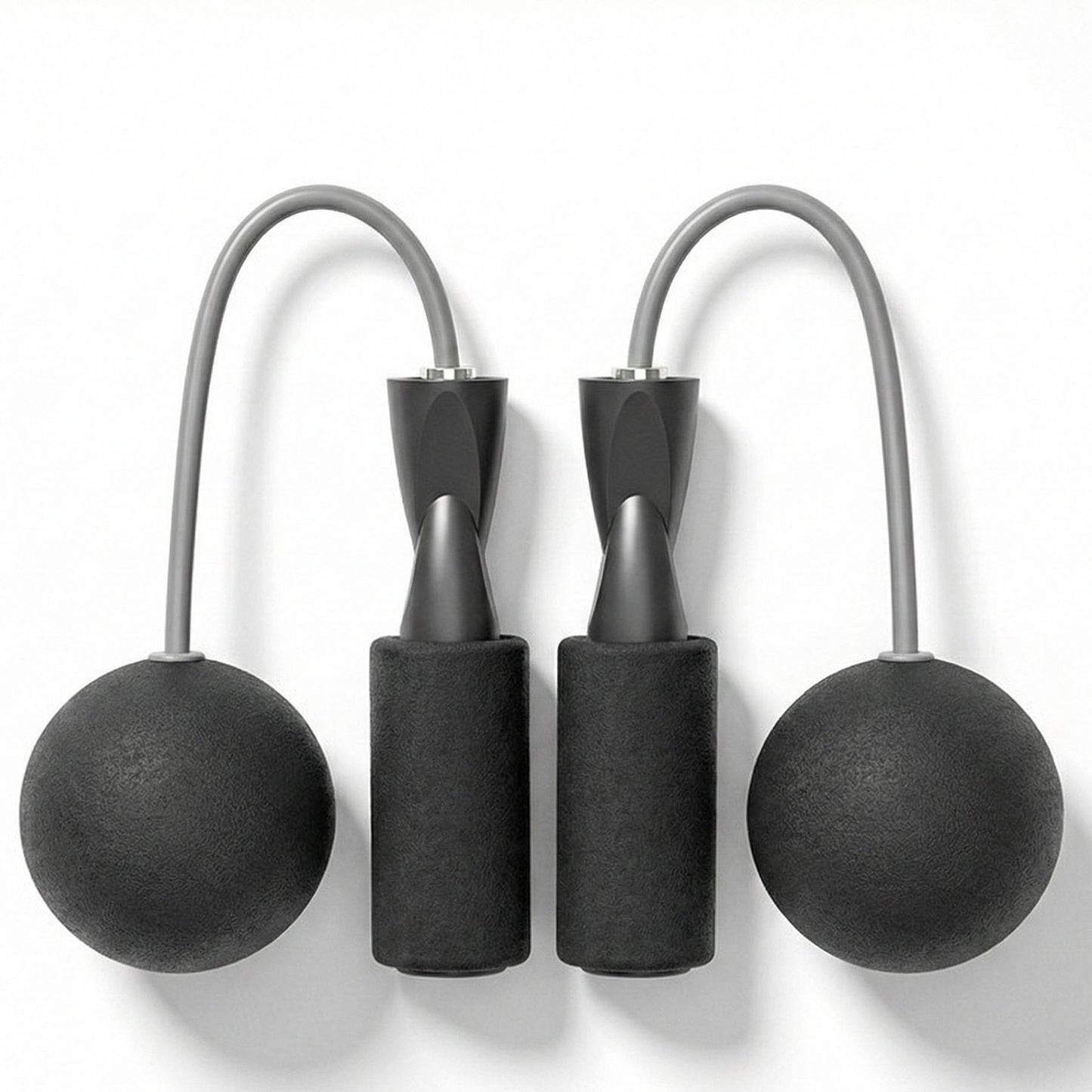 2-PC Weighted Jump Rope for Cardio Endurance and Strength Training