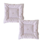 2-PC Square Fabric Cup Coaster with Soft Padded Design and Subtle Heart Embroidery