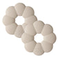 2-PC Flower Shaped Silicone Cup Coaster with Heat Resistant Non Slip Design