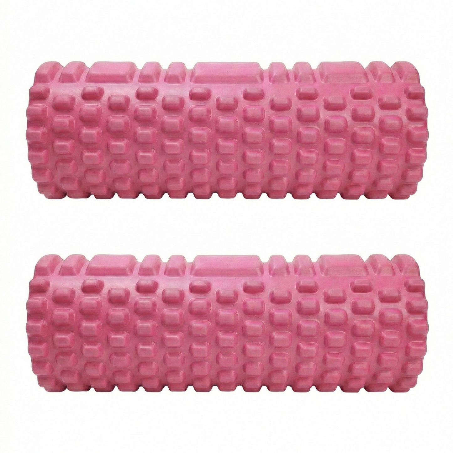 2-PC Textured Foam Roller for Deep Tissue Muscle Recovery and Mobility