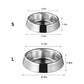 Stainless Steel Non-Slip Pet Bowls Set of 2 Food and Water Bowls for Cats and Small Dogs