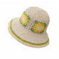 Women Bucket Hat Wide Brim Crochet Pattern Lightweight Casual Sun Hat