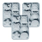 3-Piece Animal and Ocean Silicone Baking Mold Set Nonstick Flexible Chocolate Candy Mold