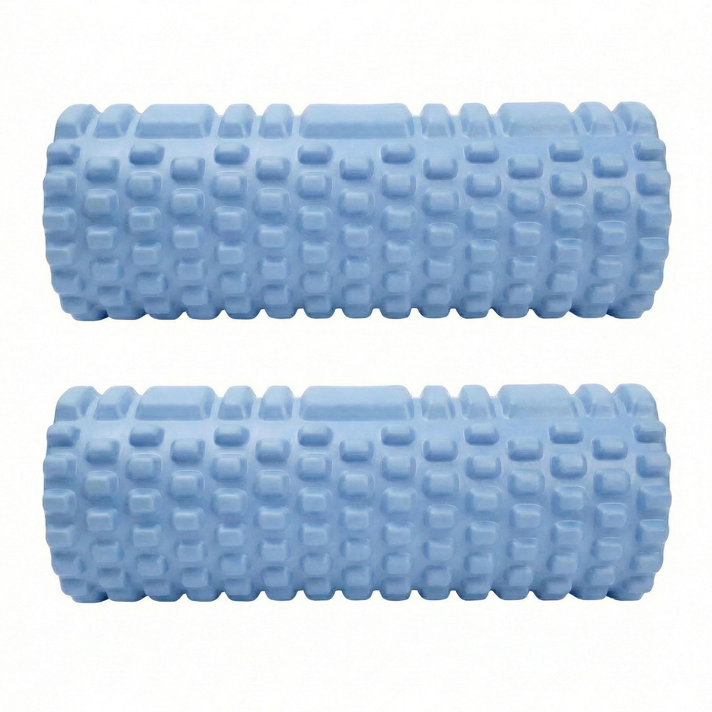 2-PC Textured Foam Roller for Deep Tissue Muscle Recovery and Mobility