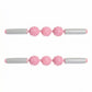 2-PC Handheld Massage Roller with Textured Therapy Balls for Deep Tissue Relief