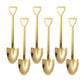 Stainless Steel Garden Shovel Hand Tool with Ergonomic Handle 6 Piece Set