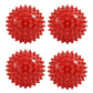 4-PC Spiky Massage Ball for Muscle Relief and Trigger Point Therapy