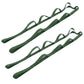 2-PC Multi-Loop Stretch Strap Adjustable Yoga Flexibility Band