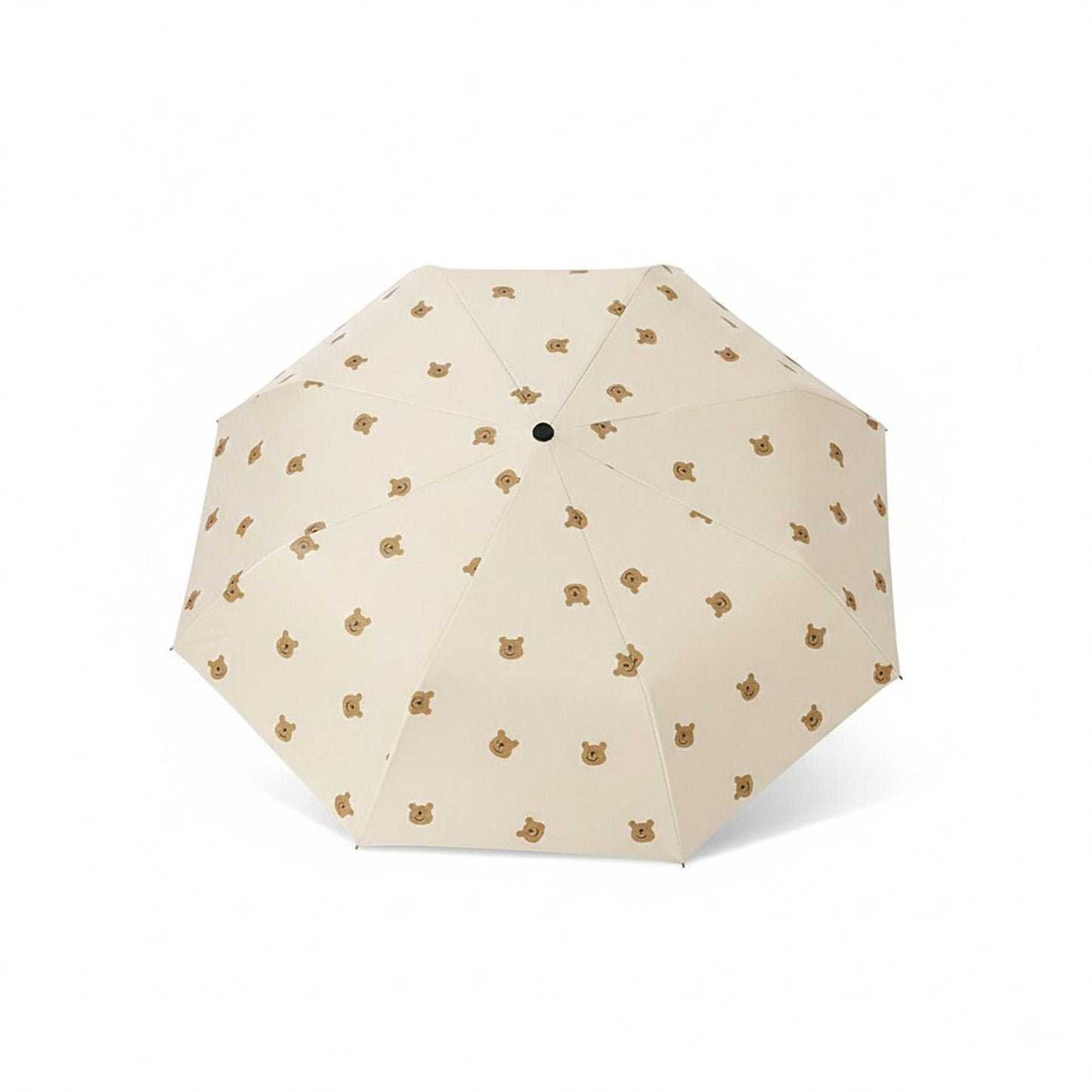 Teddy Bear Print Umbrella with Allover Mini Bear Pattern