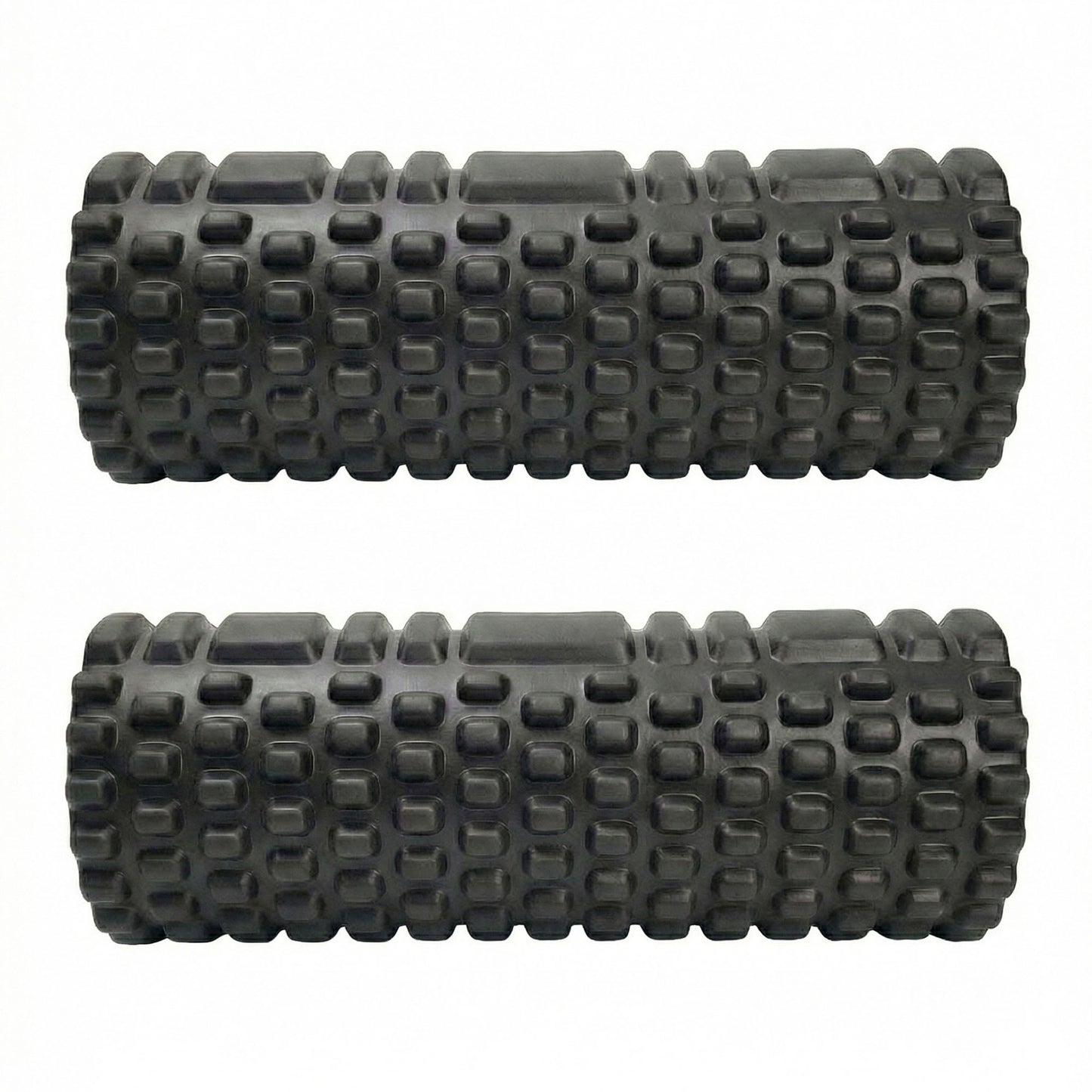 2-PC Textured Foam Roller for Deep Tissue Muscle Recovery and Mobility
