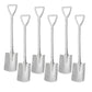 Stainless Steel Garden Shovel Hand Tool with Ergonomic Handle 6 Piece Set