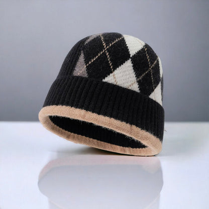 Autumn and Winter Thickened Knitted Fisherman's Hat