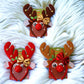 Christmas Reindeer Headband with Red Nose Accessory