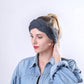 Autumn and Winter Women's Knitted Stretchable Braided Hairband