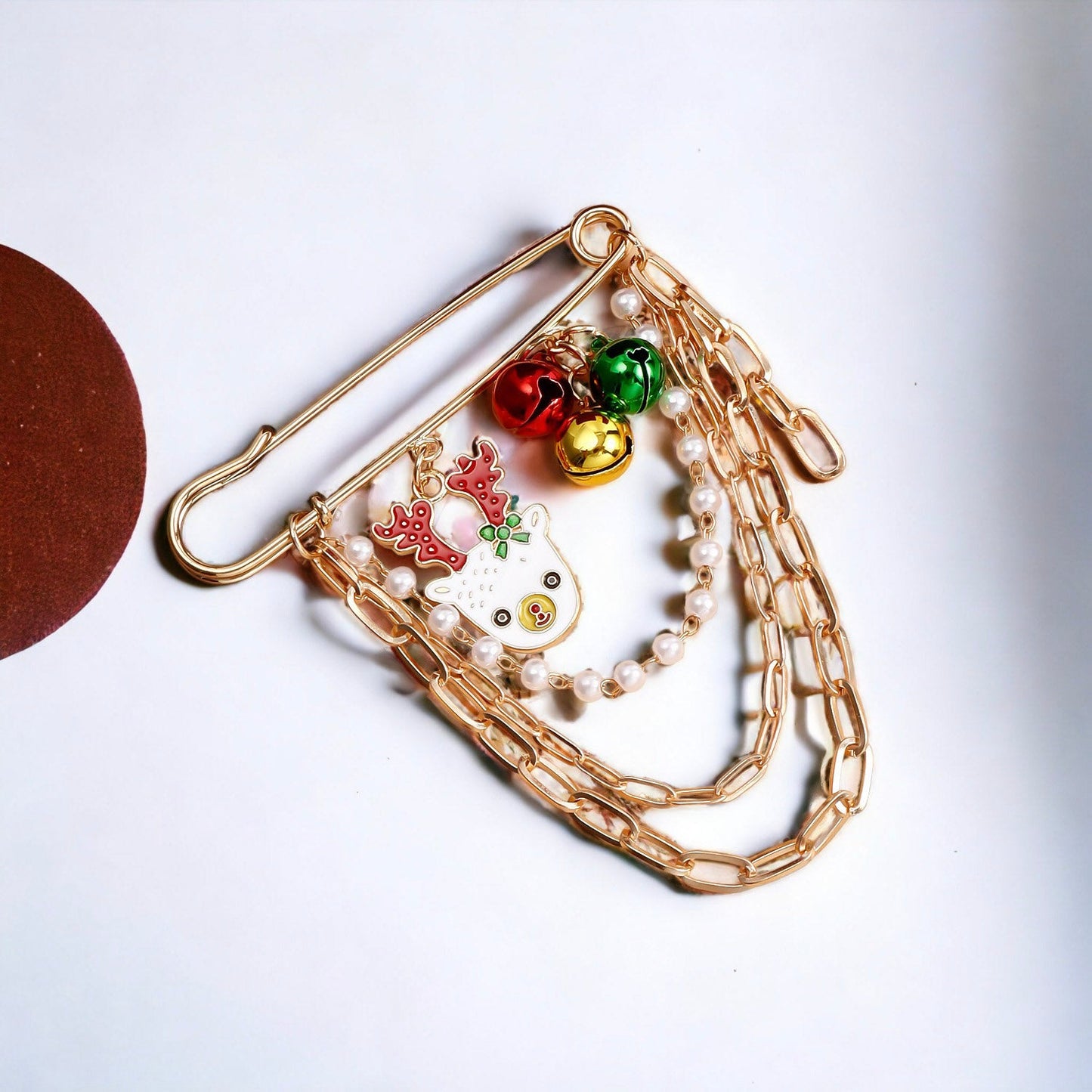 Christmas Pin Brooch Holiday Accessory