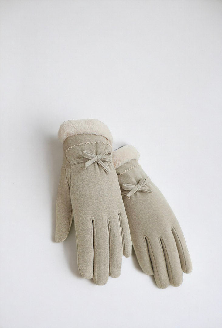 Winter Warm Thick German Velvet Gloves for Women