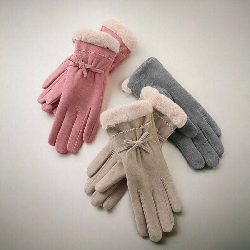 Winter Warm Thick German Velvet Gloves for Women