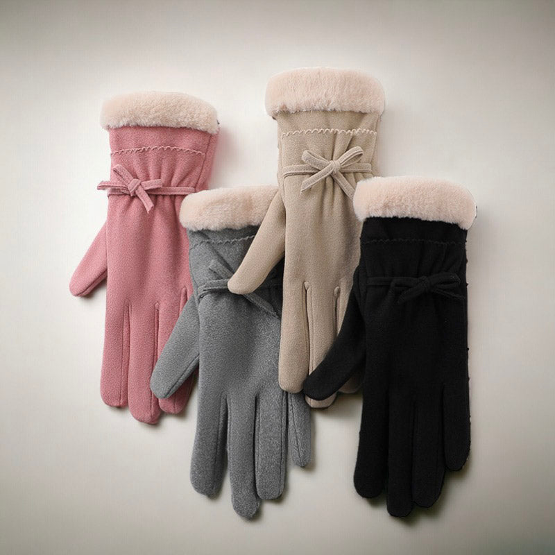 Winter Warm Thick German Velvet Gloves for Women