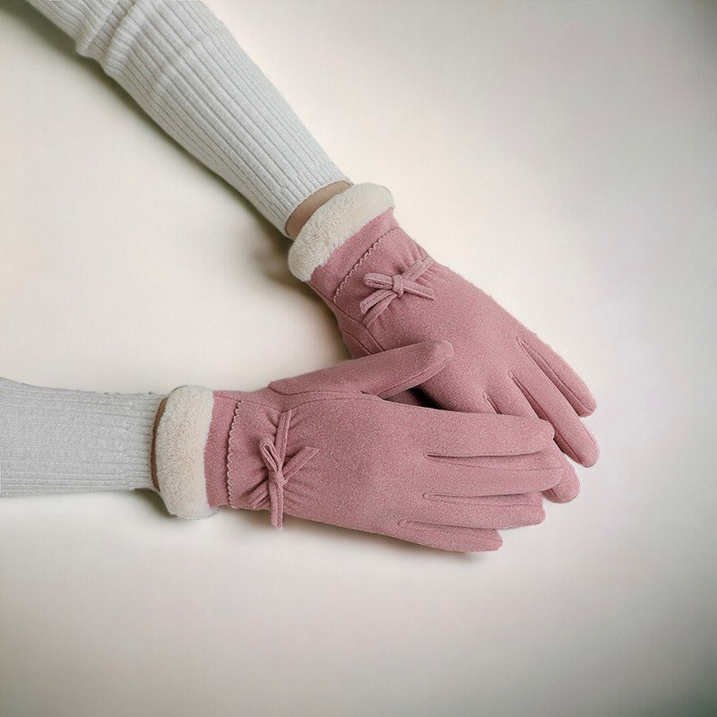 Winter Warm Thick German Velvet Gloves for Women