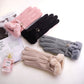 Cute Autumn And Winter Thick Velvet Gloves For Women