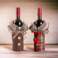 Christmas Winter Coat Designed Wine Bottle Cover