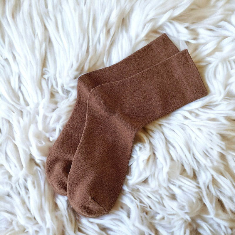 Autumn And Winter Mid-Calf Maternity Cotton Socks