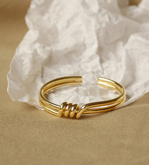 Minimalist Knotted Bracelet