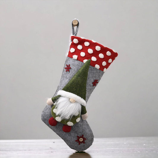 Elf Design Socks Christmas Decorations