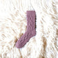 Mid-Calf Coral Velvet Socks For Women