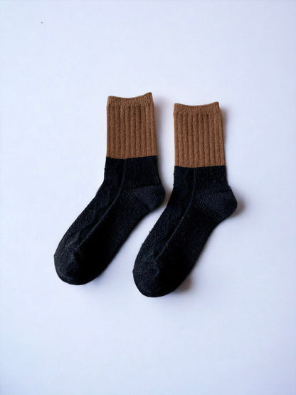 Thickened Mid-Calf Cashmere Artistic Wool Socks