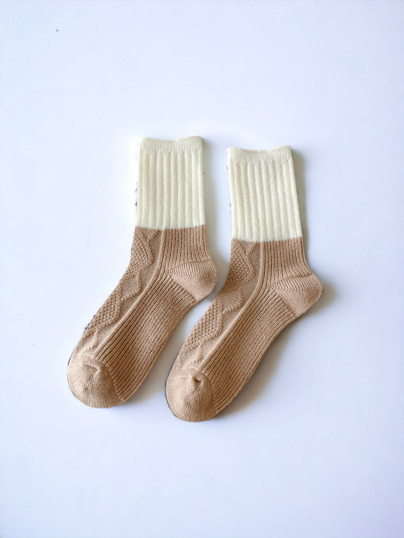 Thickened Mid-Calf Cashmere Artistic Wool Socks