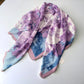 Large Beardless Floral Printed square scarf