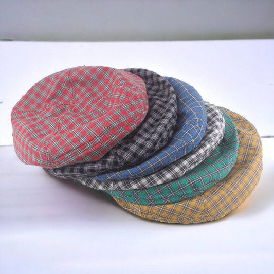 Classic Plaid Beret Hat