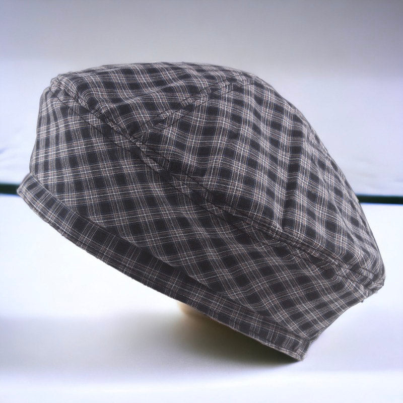 Classic Plaid Beret Hat