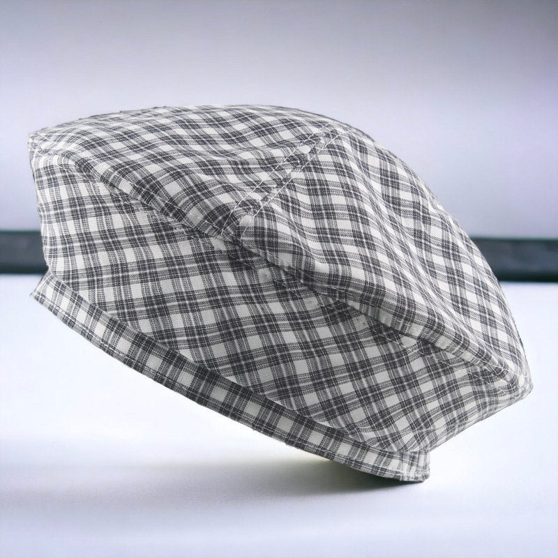 Classic Plaid Beret Hat