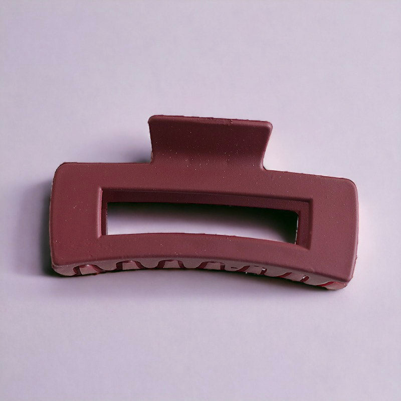 Retro Candy Colored Rectangular Hair Clip