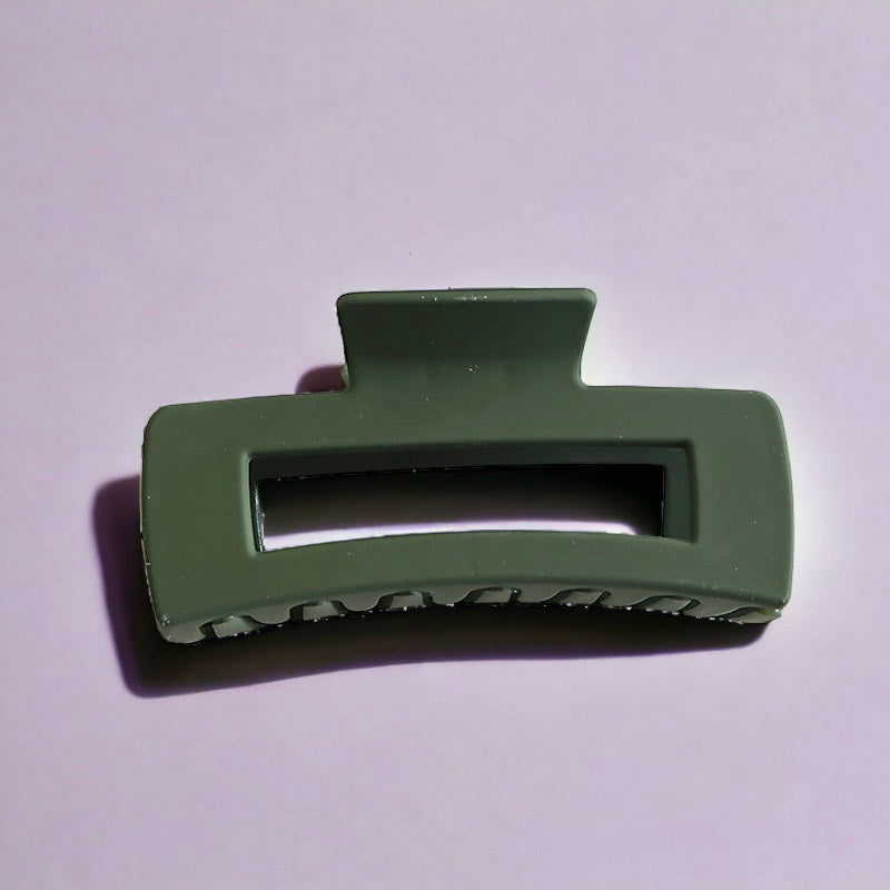 Retro Candy Colored Rectangular Hair Clip