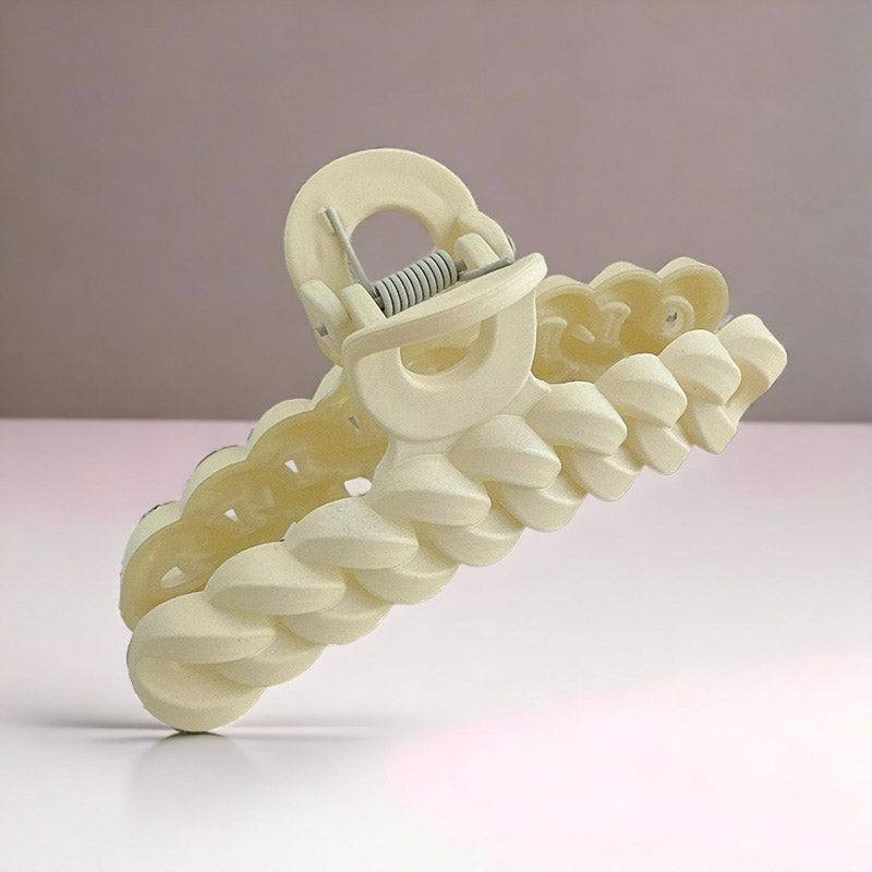Large Size Chain Design Acrylic Hair Clip