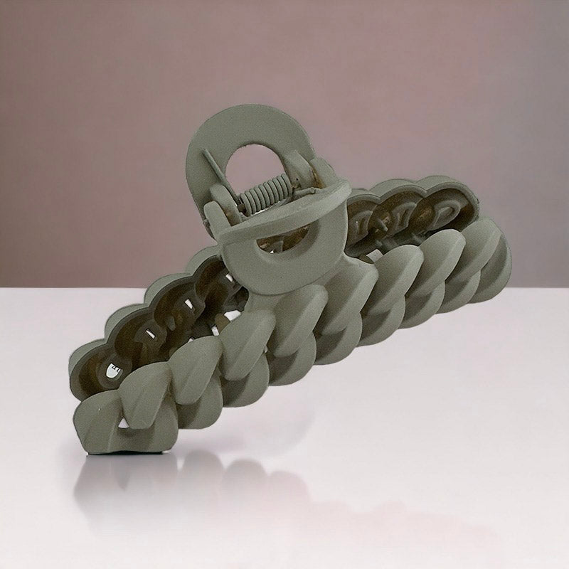 Large Size Chain Design Acrylic Hair Clip