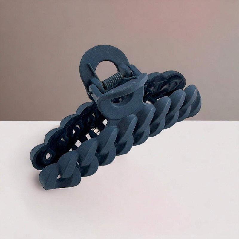 Large Size Chain Design Acrylic Hair Clip