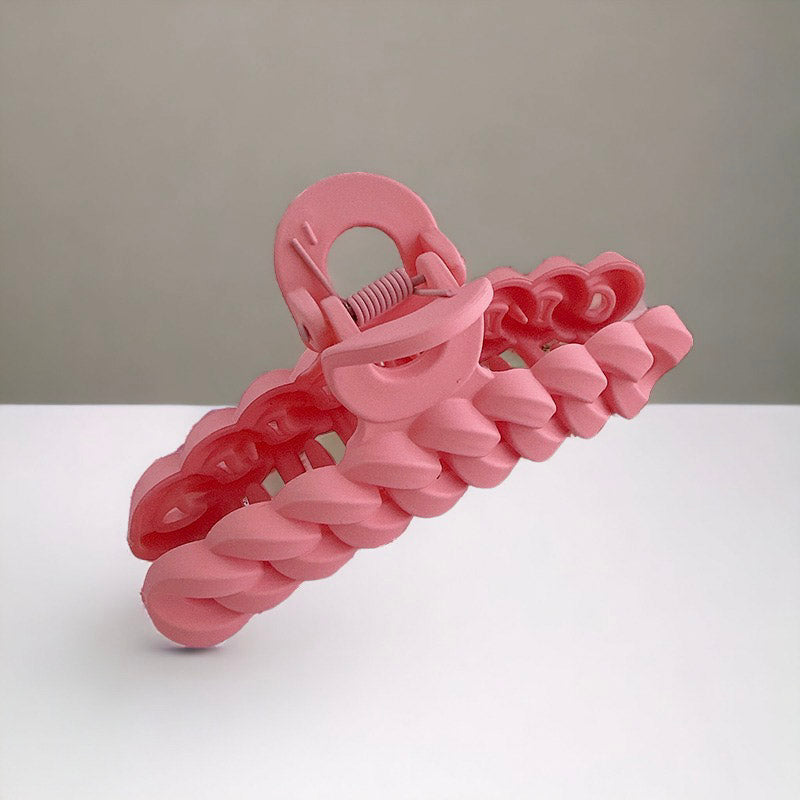 Large Size Chain Design Acrylic Hair Clip