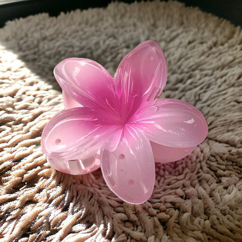 Plumeria Flower Designed Hair Clip